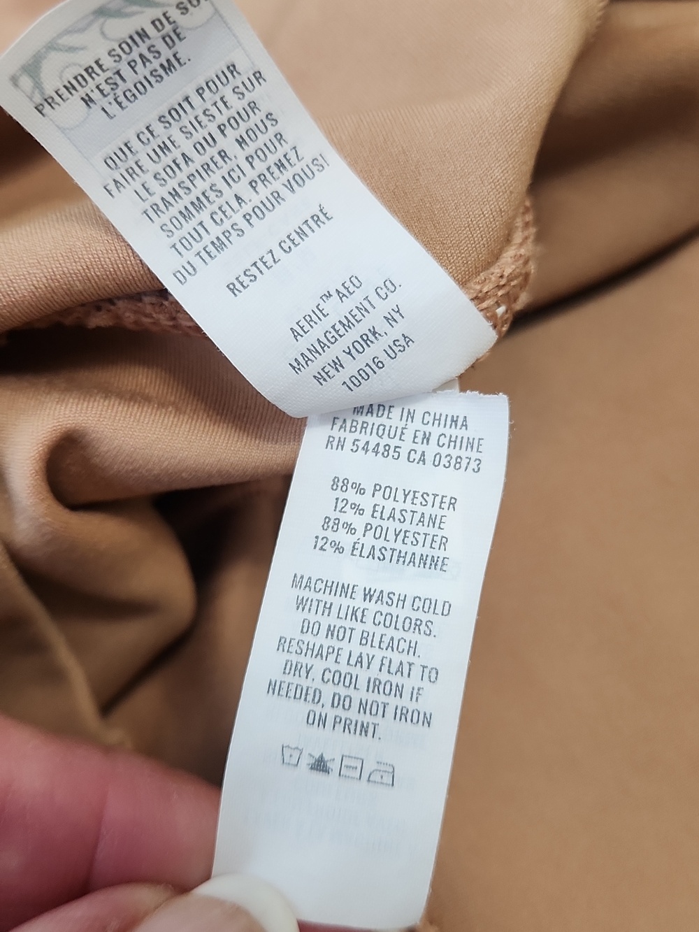 aerie Tan Pleated Mini Skirt - Picture 8 of 14
